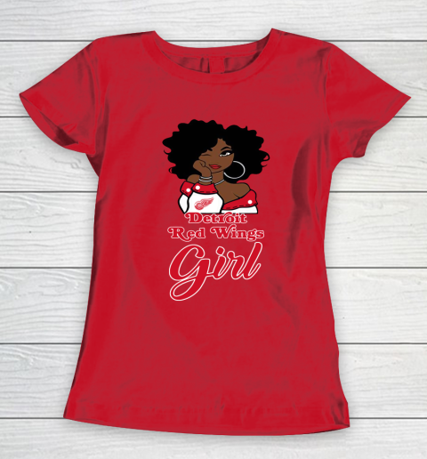 Detroit Red Wings Girl NHL Women's T-Shirt 10