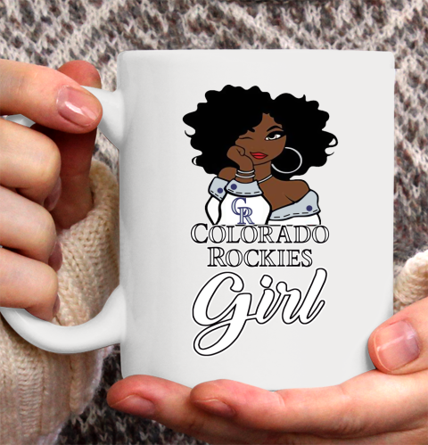 Colorado Rockiess Girl MLB Ceramic Mug 11oz 2