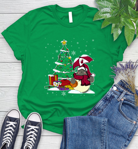 Miami Heat NBA Basketball Cute Tonari No Totoro Christmas Sports Women's T-Shirt 9