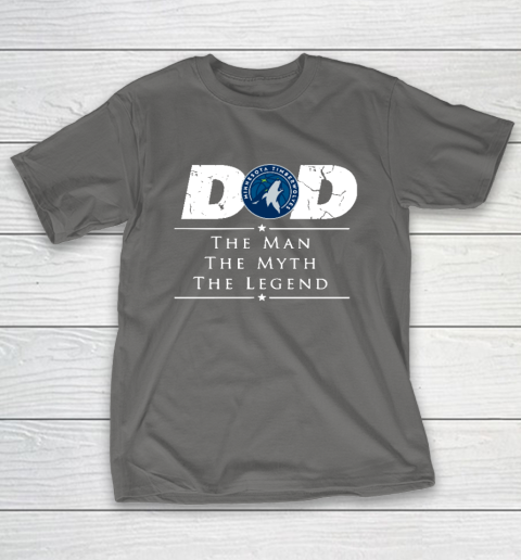 Minnesota Timberwolves NBA Basketball Dad The Man The Myth The Legend T-Shirt 8