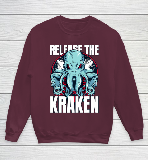 Release the Kraken Youth Sweatshirt 4
