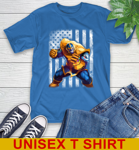 NBA Basketball Philadelphia 76ers Thanos Marvel American Flag Shirt T-Shirt 11