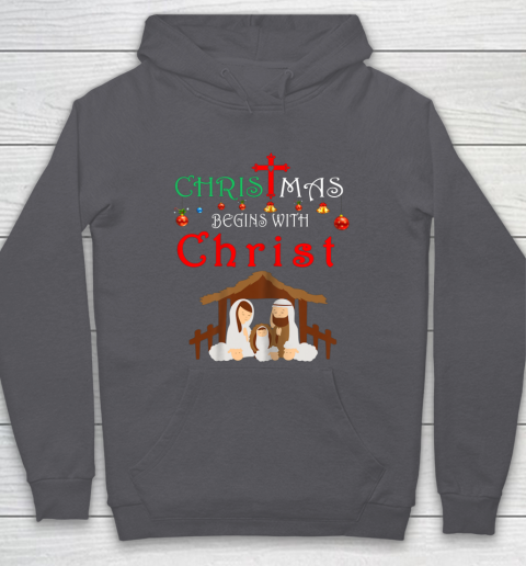 Christmas Begins With Christ T Shirt Christian Holiday Hoodie 4