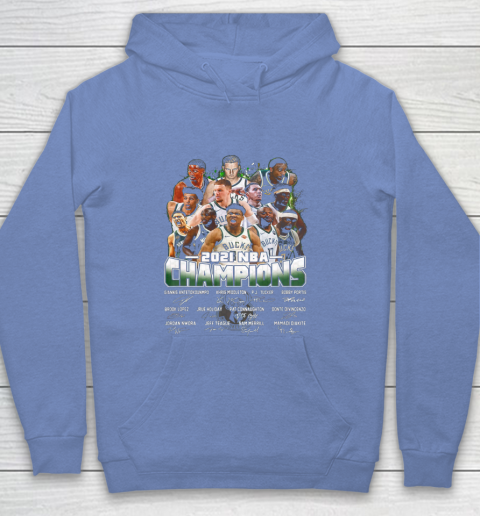 Milwaukee Bucks Championship shirt Milwaukee Basketball Bucks Finals 2021 Youth Hoodie 8