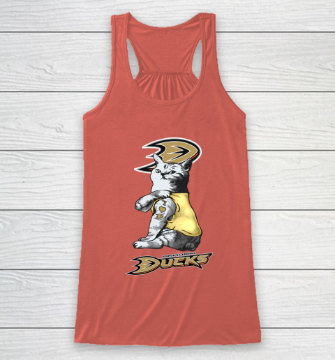 NHL My Cat Loves Anaheim Ducks Hockey Racerback Tank 3