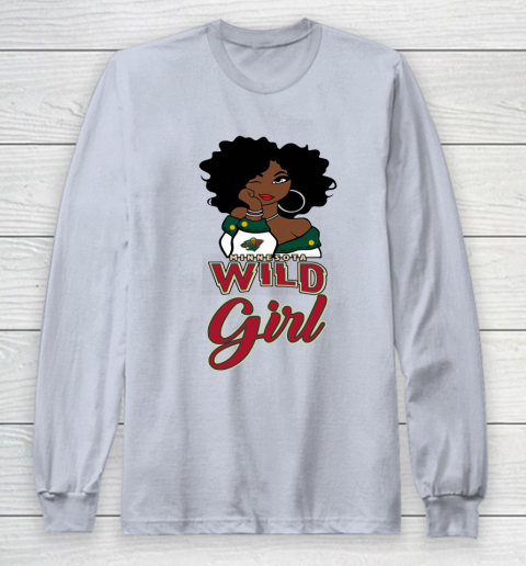 Minnesota Wild Girl NHL Long Sleeve T-Shirt 6