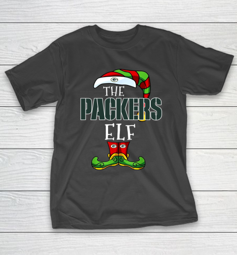 Green Bay Packers Christmas ELF Funny NFL T-Shirt