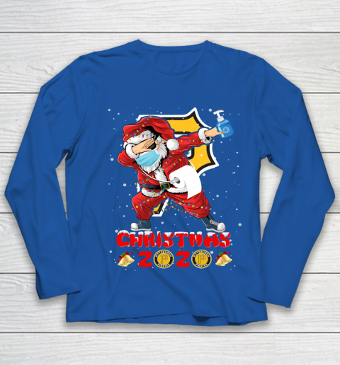 Pittsburgh Pirates Funny Santa Claus Dabbing Christmas 2020 MLB Youth Long Sleeve 7
