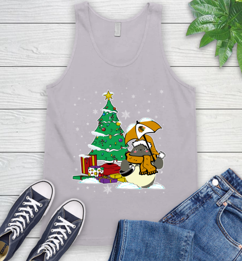 Chicago Blackhawks NHL Hockey Cute Tonari No Totoro Christmas Sports Tank Top 3