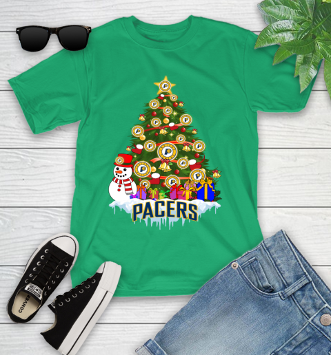 Indiana Pacers Merry Christmas NBA Basketball Sports Youth T-Shirt 6