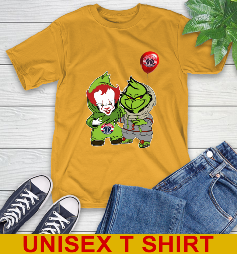 Washington Wizards Baby Pennywise Grinch Christmas NBA Basketball T-Shirt 4 Washington Wizards Baby Pennywise Grinch Christmas NBA Basketball T-Shirt - Image 4