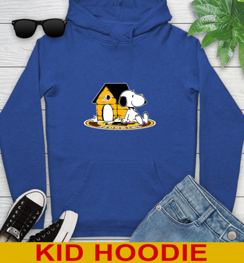 NFL Football Washington Redskins Snoopy The Peanuts Movie Shirt Youth Hoodie 10