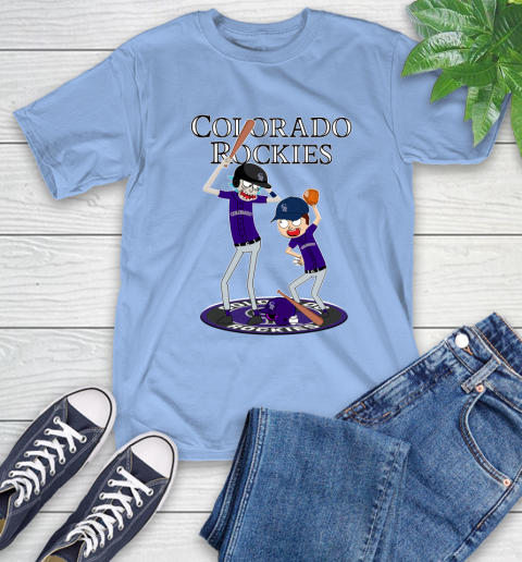 MLB Colorado Rockies Rick And Morty Baseball 11