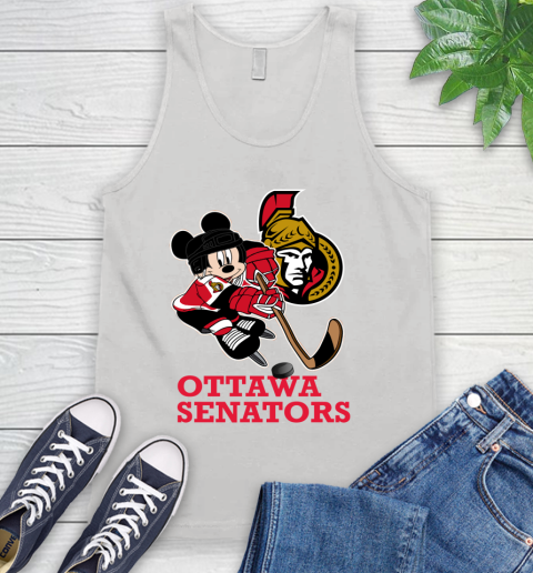NHL Ottawa Senators Mickey Mouse Disney Hockey T Shirt Tank Top