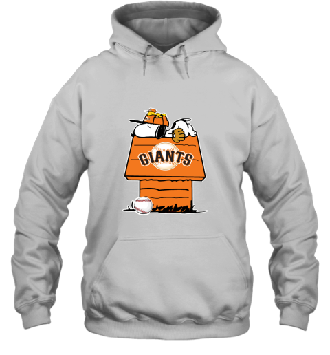 San Francisco Giants Snoopy And Woodstock Resting Together MLB Hoodie