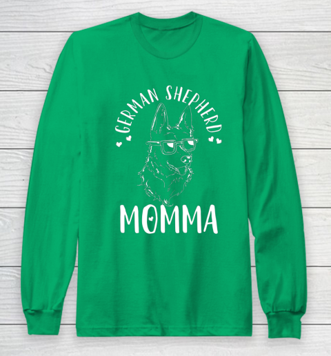 Dog Mom Shirt German Shepherd Momma Dog Mom Mama Gift Long Sleeve T-Shirt 4