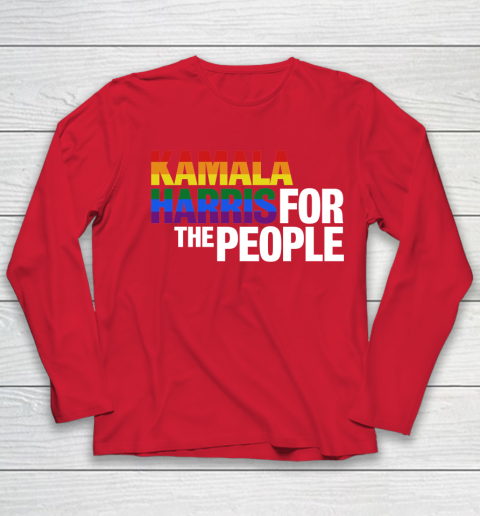 Kamala Harris 2020 for the People LGBT Youth Long Sleeve 8