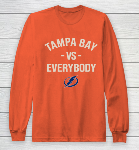 Tampa Bay Lightning Vs Everybody Long Sleeve T-Shirt 3