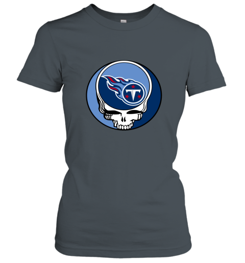 NFL Team Tennessee Titans X Grateful Dead Logo Band Women's T-Shirt 