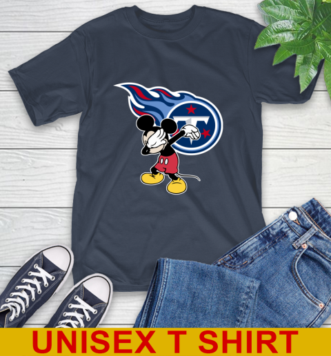 Tennessee Titans NFL Football Dabbing Mickey Disney Sports T-Shirt 4