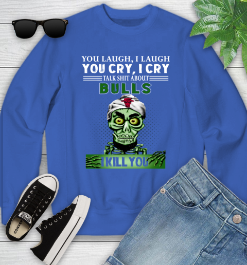 NBA Talk Shit About Chicago Bulls I Kill You Achmed The Dead Terrorist Jeffrey Dunham Basketball Youth Sweatshirt 7