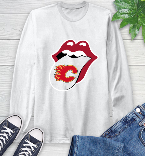 Calgary Flames NHL Hockey Lips I Root For My Team Adoring Fan 58