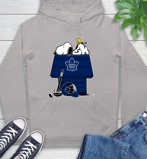 Toronto Maple Leafs NHL Hockey Snoopy Woodstock The Peanuts Movie Hoodie 12