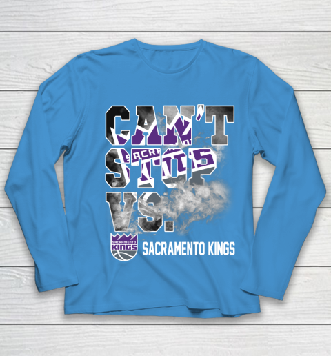 NBA Sacramento Kings Basketball Can't Stop Vs Youth Long Sleeve 5