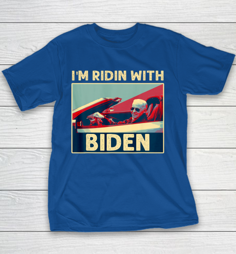 I'm Riding With Joe Biden Youth T-Shirt 6