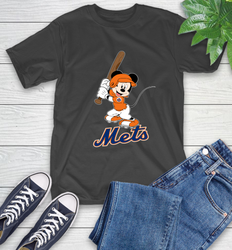MLB Baseball New York Mets Cheerful Mickey Mouse Shirt T-Shirt
