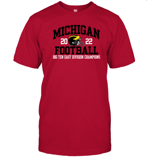 Michigan Wolverines 2022 Big Ten East Division Champions T-Shirt