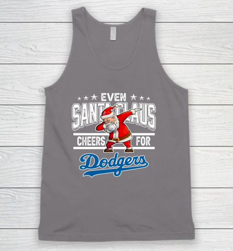 Los Angeles Dodgers Even Santa Claus Cheers For Christmas MLB Tank Top 6