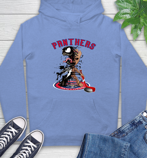 NHL Florida Panthers Hockey Venom Groot Guardians Of The Galaxy Hoodie 11