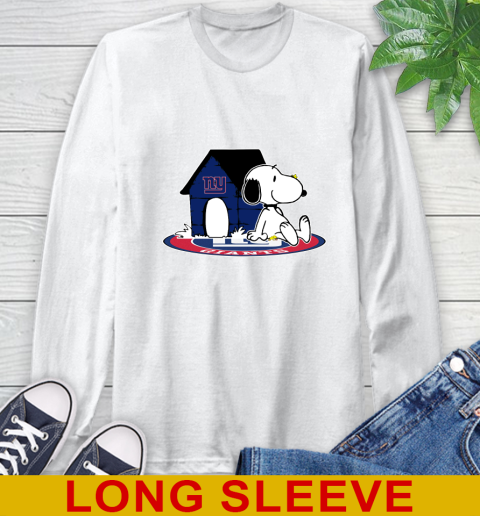 NFL Football New York Giants Snoopy The Peanuts Movie Shirt Long Sleeve T-Shirt