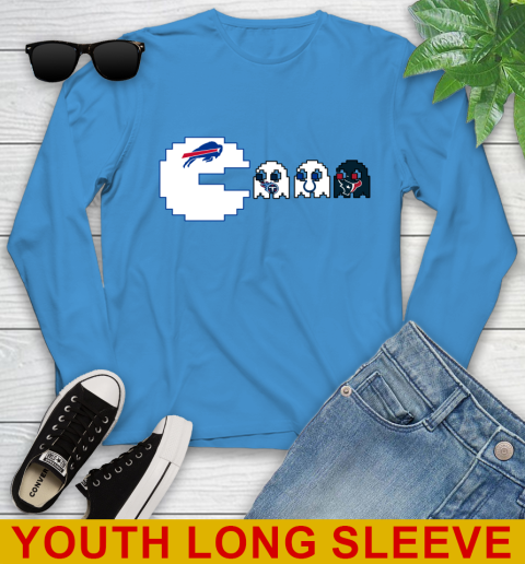 Buffalo Bills NFL Football Pac Man Champion Youth Long Sleeve 8
