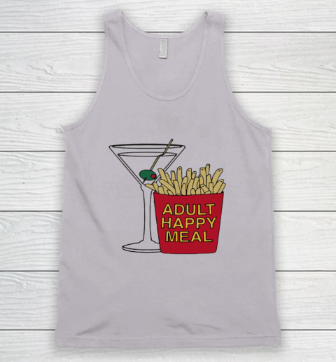 Adult Happy Meal Martini And Fries Tank Top 2