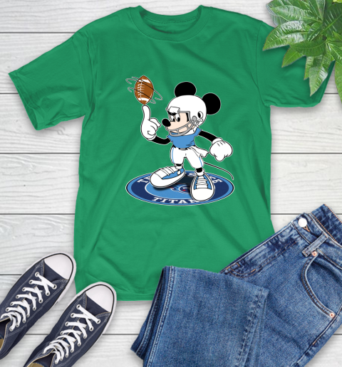 NFL Football Tennessee Titans Cheerful Mickey Disney Shirt T-Shirt 8