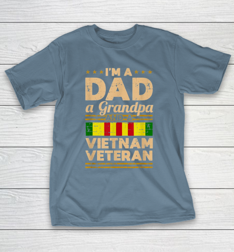 Grandpa Funny Gift Apparel  Dad Grandpa Vietnam Veteran Vintage Men's Gift T-Shirt 6