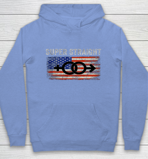 Vintage Us Flag Gender Identity Super Straight Identity Hoodie 8