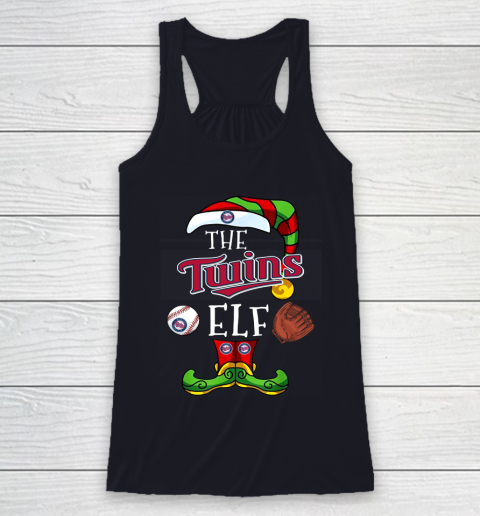 Minnesota Twins Christmas ELF Funny MLB Racerback Tank 7