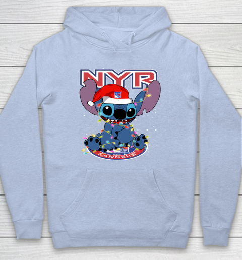 New York Rangers NHL Hockey noel stitch Christmas Hoodie 5