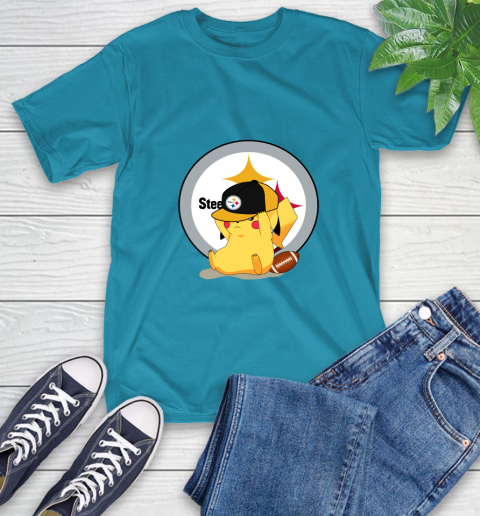 NFL Pikachu Football Sports Pittsburgh Steelers T-Shirt 8