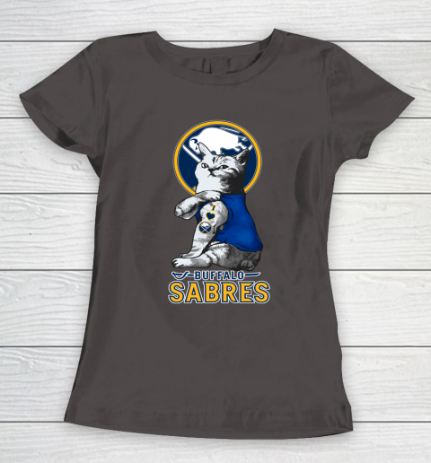 NHL My Cat Loves Buffalo Sabres Hockey Women's T-Shirt 7