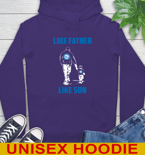 Philadelphia 76ers NBA Basketball Like Father Like Son Sports Hoodie 5
