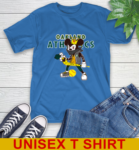 Oakland Athletics MLB Baseball Mickey Peace Sign Sports T-Shirt 9