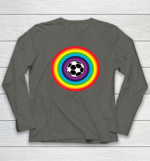 Grant Wahl Rainbow Shirt LGBT Rainbow Colours Soccer Football Worldcup 2022 Qatar Long Sleeve T-Shirt 4