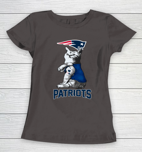 NFL Football My Cat Loves New England Patriots Women's T-Shirt 7