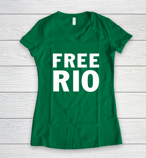 Free Rio Women's V-Neck T-Shirt 3