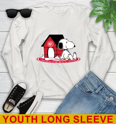 NBA Basketball Atlanta Hawks Snoopy The Peanuts Movie Shirt Youth Long Sleeve 12