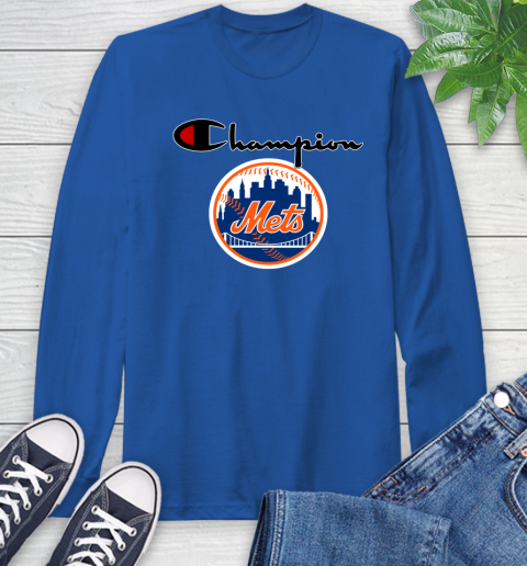 MLB Baseball New York Mets Champion Shirt Long Sleeve T-Shirt 7